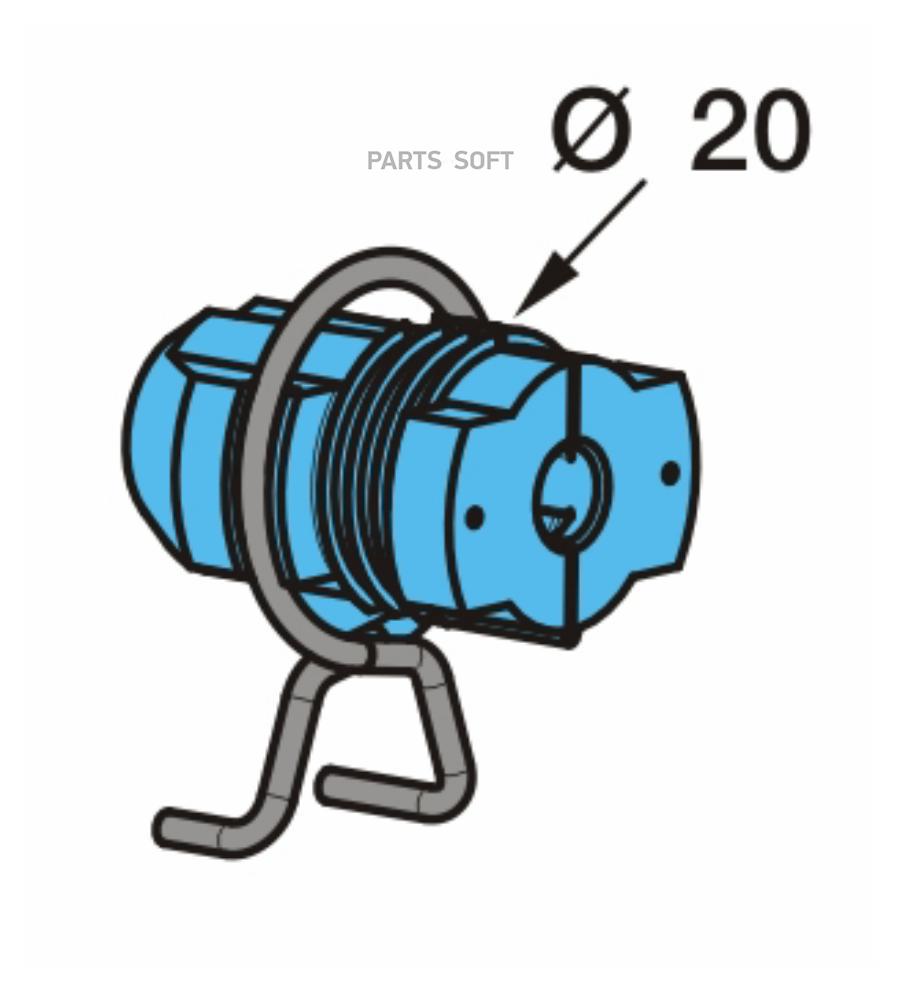 

05.189.15.59.0 Кронштейн Датчика Abs С Кольцом Для Eco-Drum Bpw BPW 0518915590