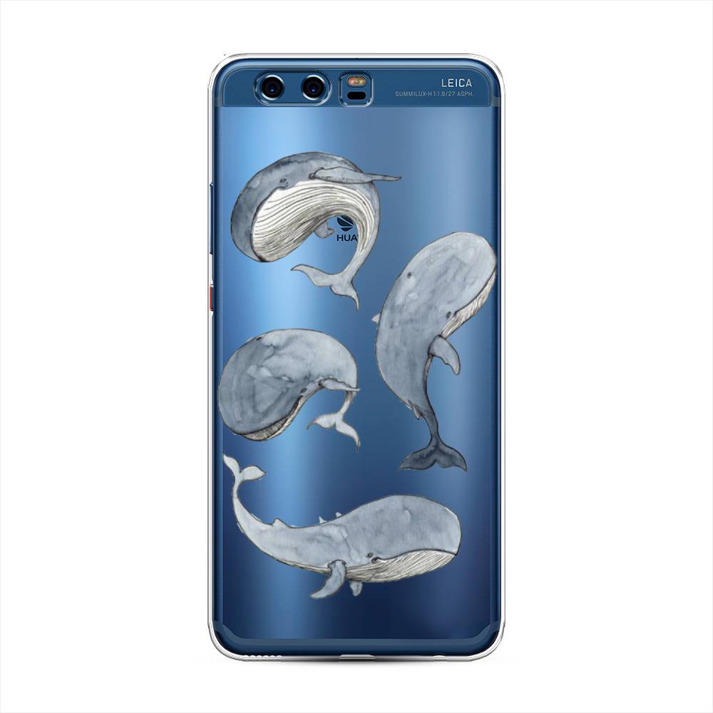 

Чехол Awog на Huawei P10 Plus "Киты", Разноцветный, 62350-1