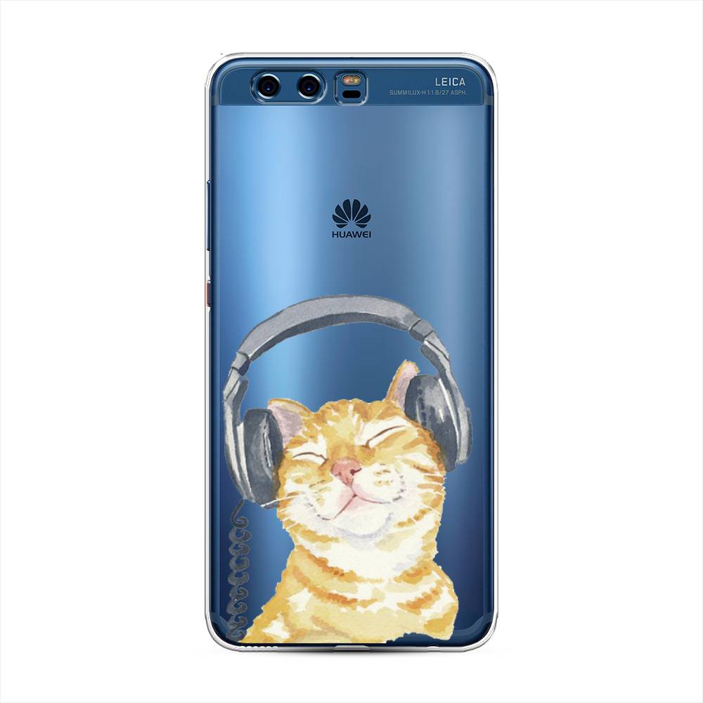 

Чехол Awog "Кот меломан" для Huawei P10 Plus