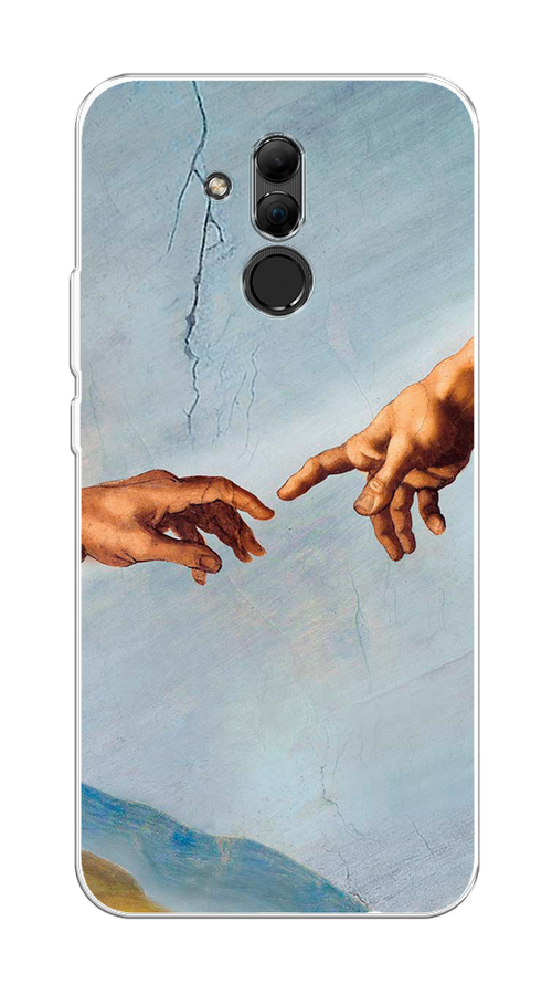 

Чехол Awog на Huawei Mate 20 Lite "Сотворение Адама", Голубой;коричневый;серый, 66650-9