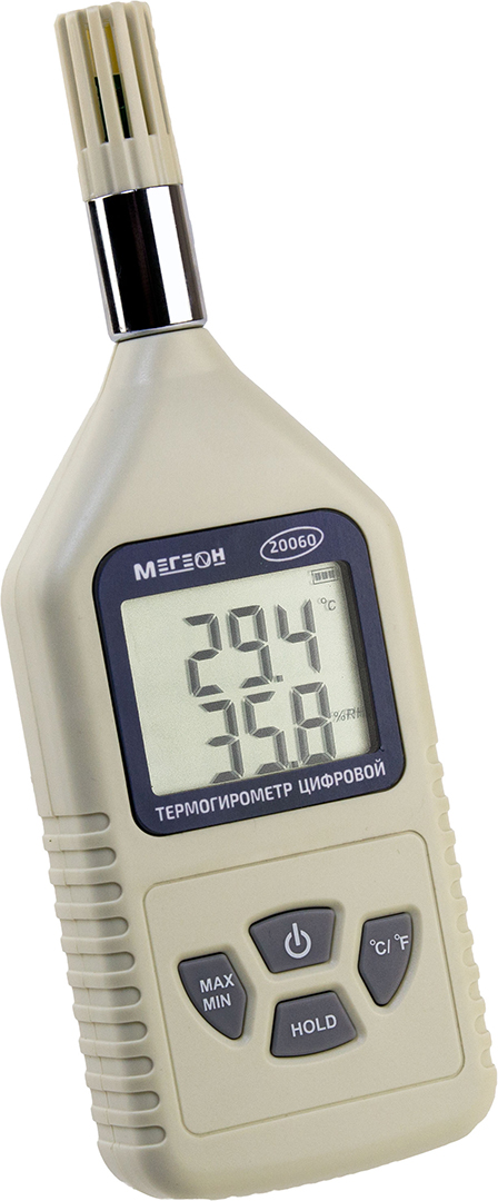 Цифровой термогигрометр МЕГЕОН 20060 цифровой шумомер мегеон