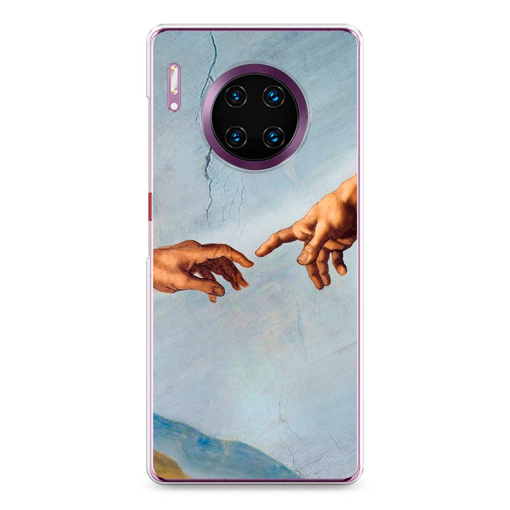 

Чехол Awog на Huawei Mate 30 Pro "Сотворение Адама", Голубой;коричневый;серый, 610450-9