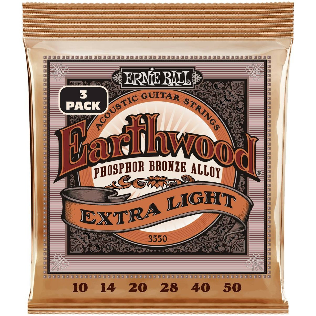 

Струны для акустической гитары Ernie Ball 3550, 3550