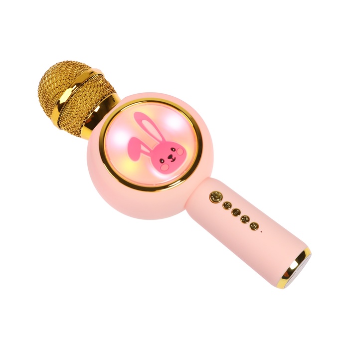 

Микрофон-колонка NoBrand 10325641 Pink, 10325641