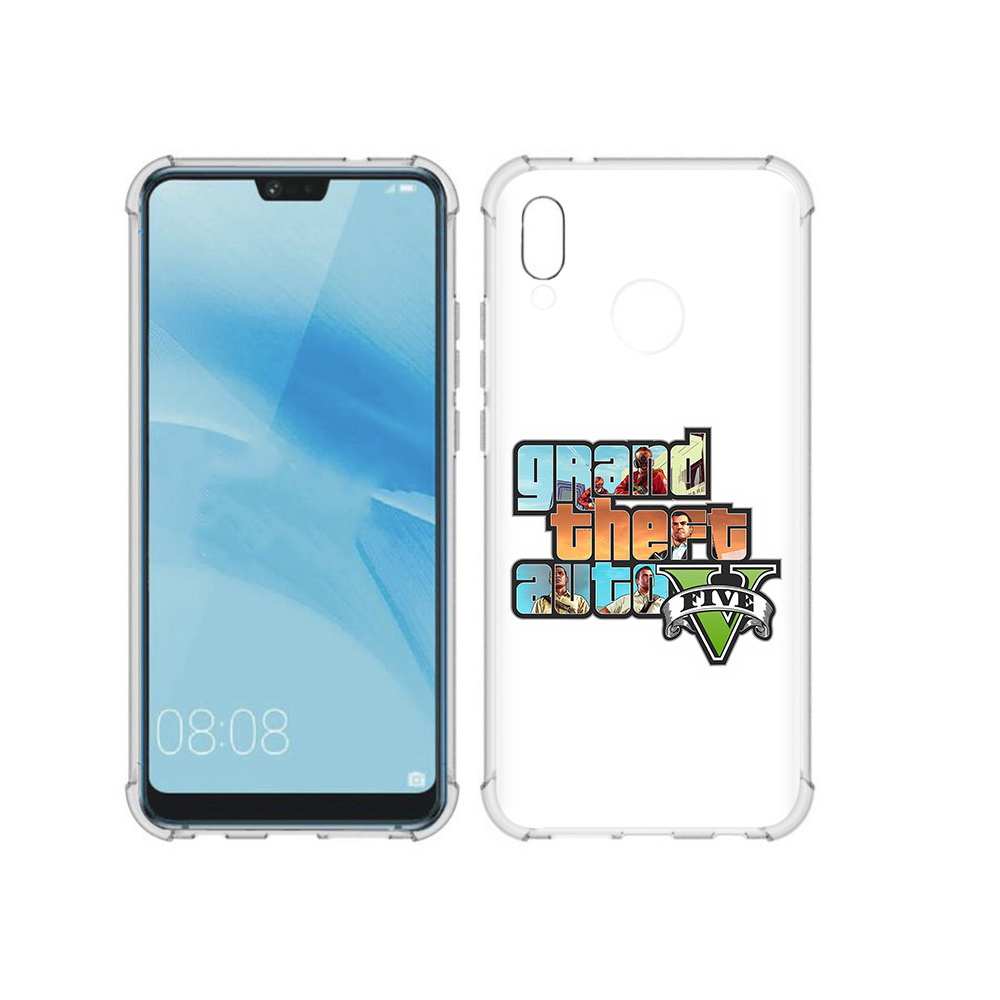 

Чехол MyPads Tocco для Huawei P20 Lite ГТА (PT130405.51.52), Прозрачный, Tocco