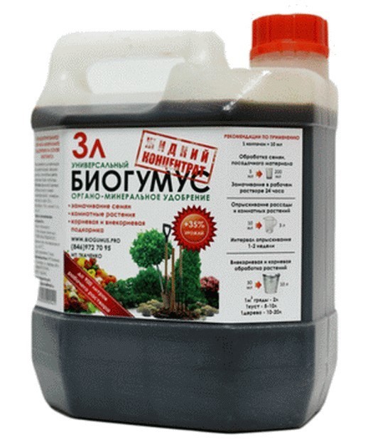 

Органоминеральное удобрение Биогумус 10897 3 л