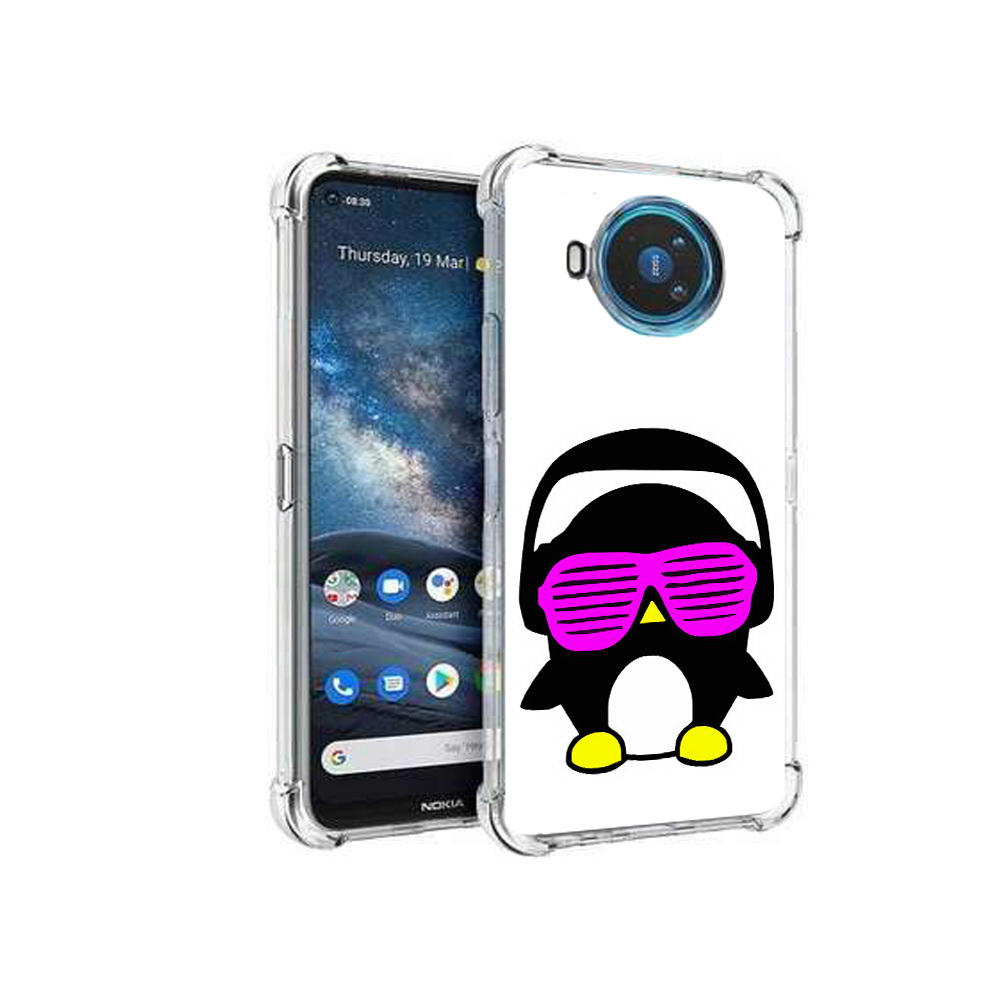 

Чехол MyPads Tocco для Nokia X100 пингвин (PT227057.109.541), Прозрачный, Tocco