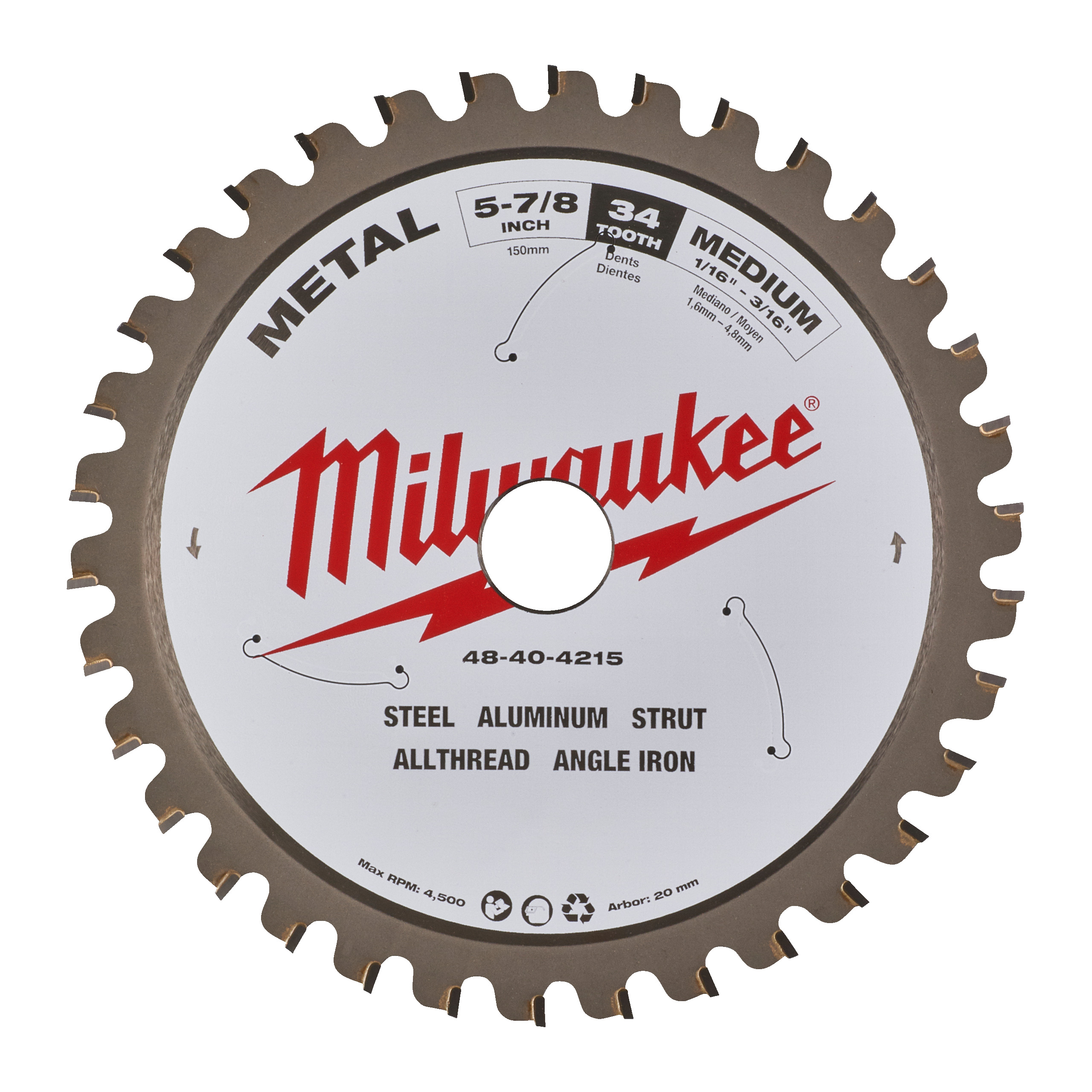 

Пильный диск по металлу 135х20 Z30 (1 шт), CICULAR SAW BLADE Kreissaegeblatt