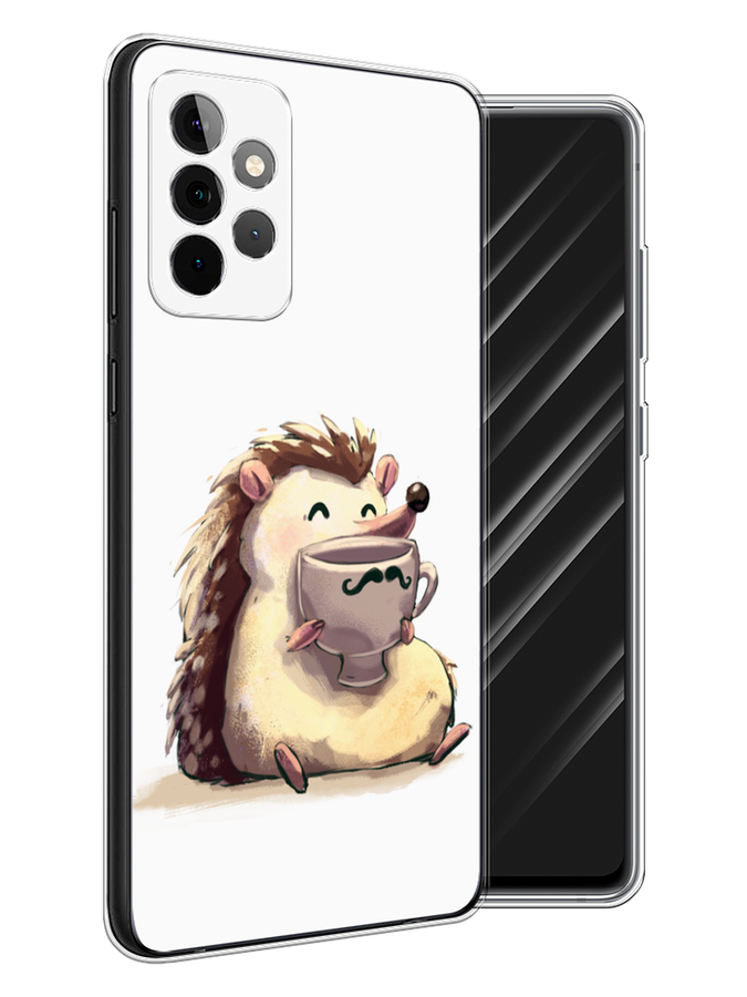 

Чехол Awog на Samsung Galaxy A72 / Самсунг A72 "Еж кофеман", Разноцветный, 2101950-10