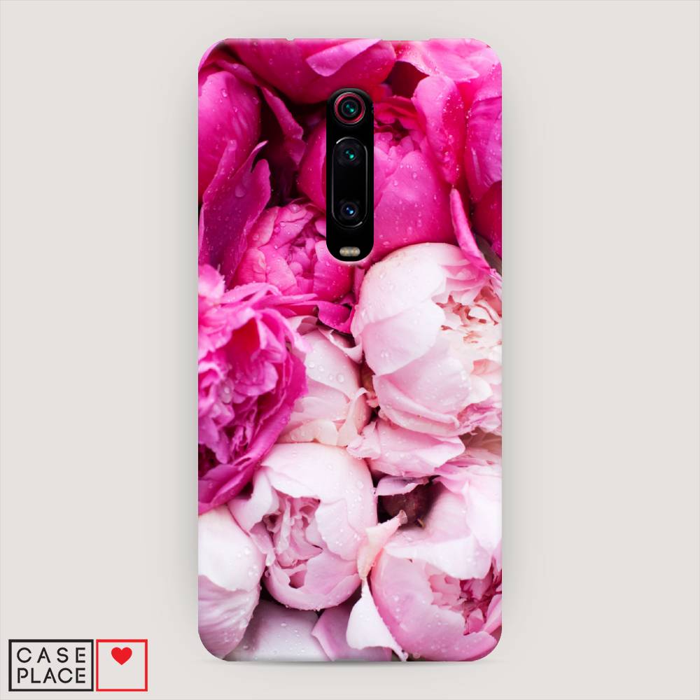 

Пластиковый чехол "Пионы розово-белые" на Xiaomi Mi 9T, 35720-6