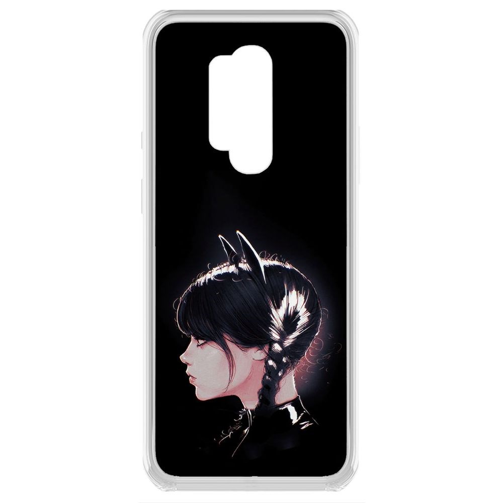 

Чехол-накладка Krutoff Clear Case Уэнсдей Аддамс - Кошка Уэнсдей для OnePlus 8 Pro