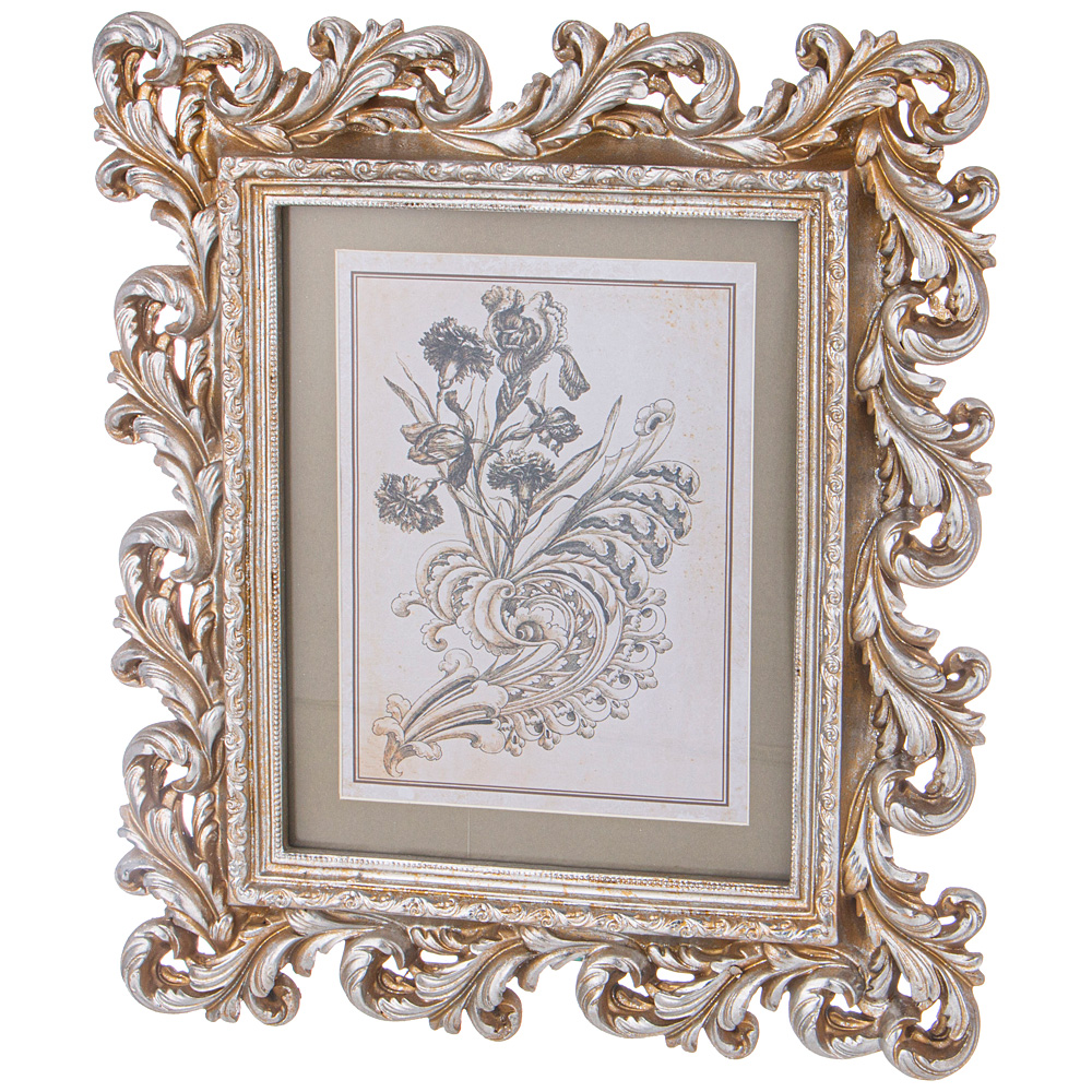 

Фоторамка Lefard 33.5х3х38.5см полистоун 251-571_, Серебристый