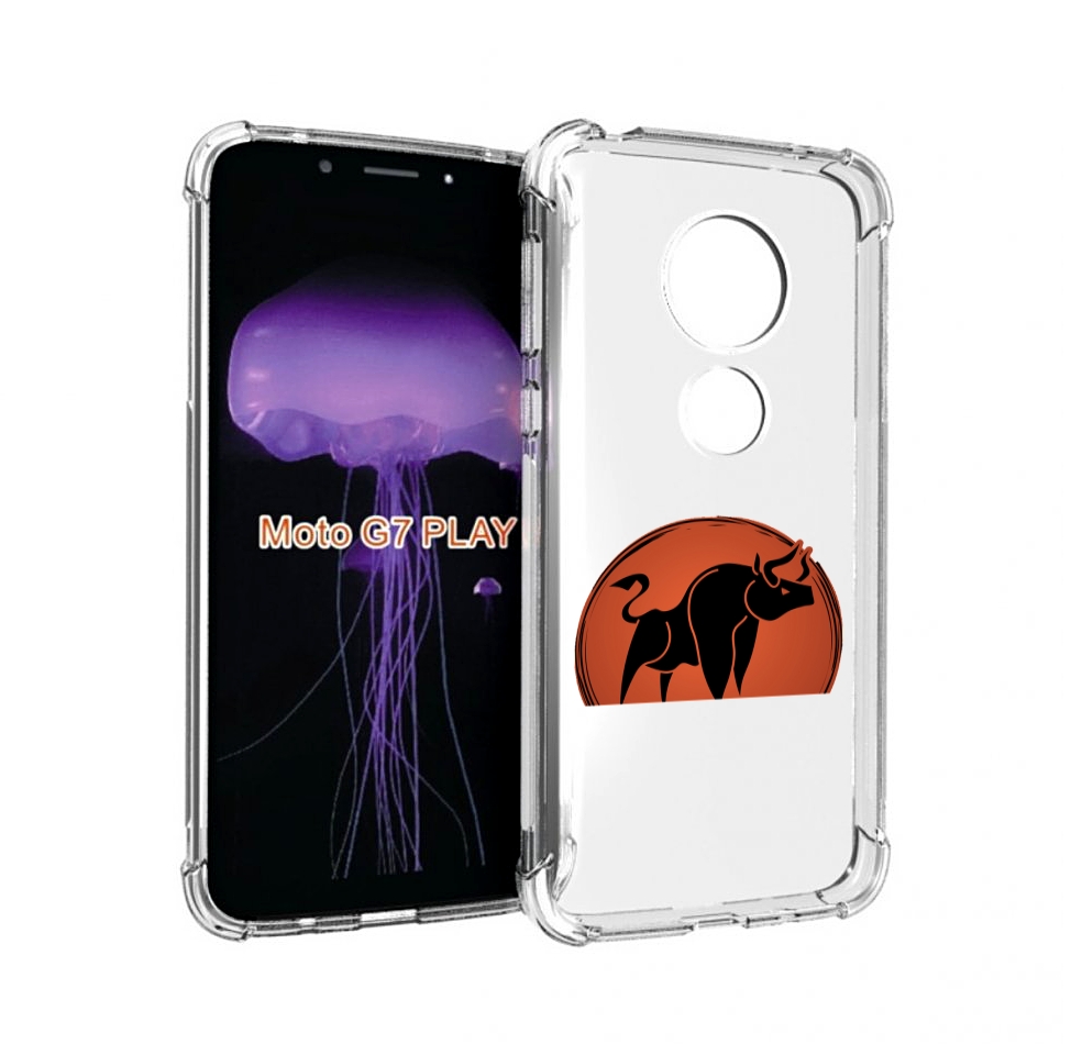 

Чехол MyPads Бык-2 для Motorola Moto G7 Play, Прозрачный, Tocco