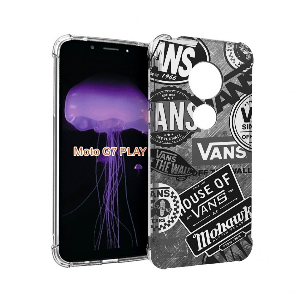 

Чехол MyPads Ванс-постер для Motorola Moto G7 Play, Прозрачный, Tocco