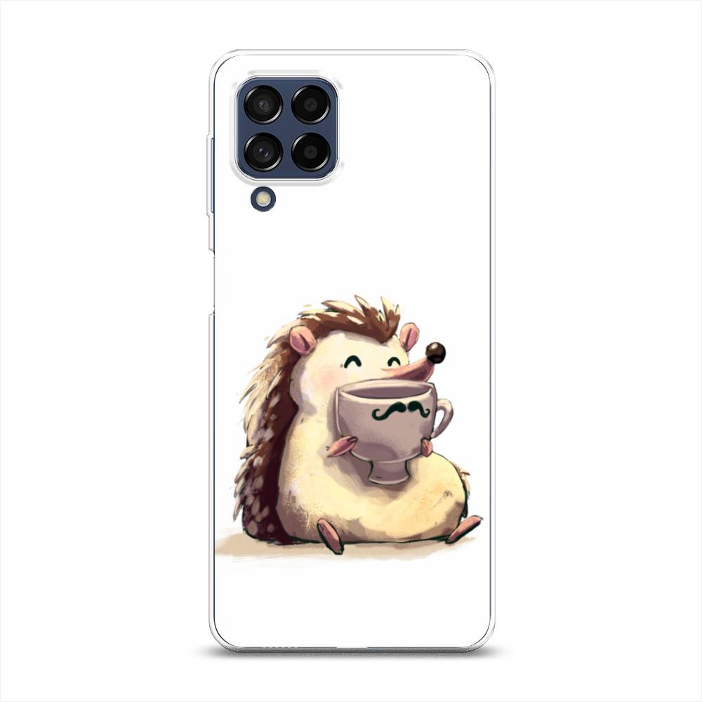 

Чехол Awog на Samsung Galaxy M53 / Самсунг M53 "Еж кофеман", Разноцветный, 2105850-10