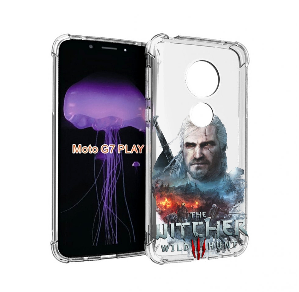 

Чехол MyPads Ведьмак для Motorola Moto G7 Play, Прозрачный, Tocco