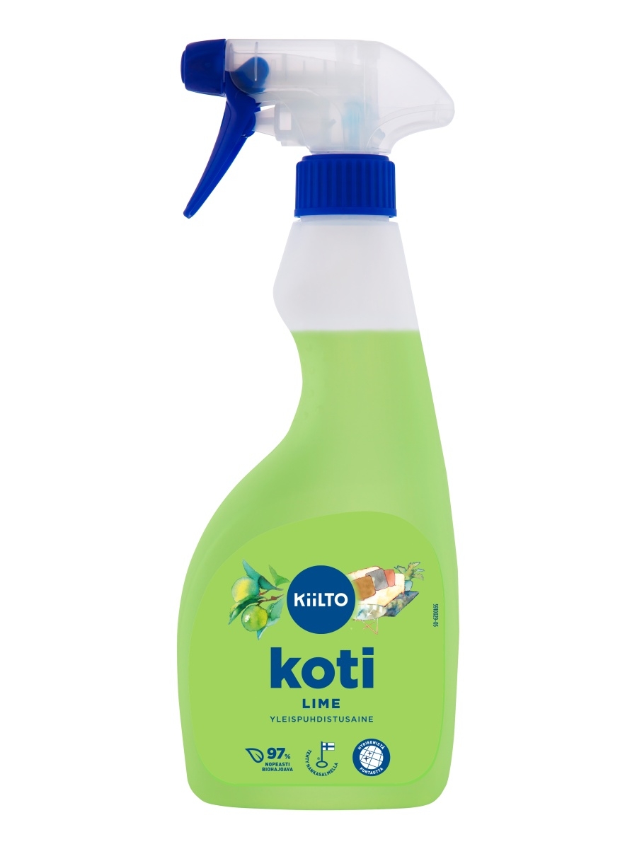 фото Универсальное чистящее средство kiilto с ароматом лайма, 500 мл