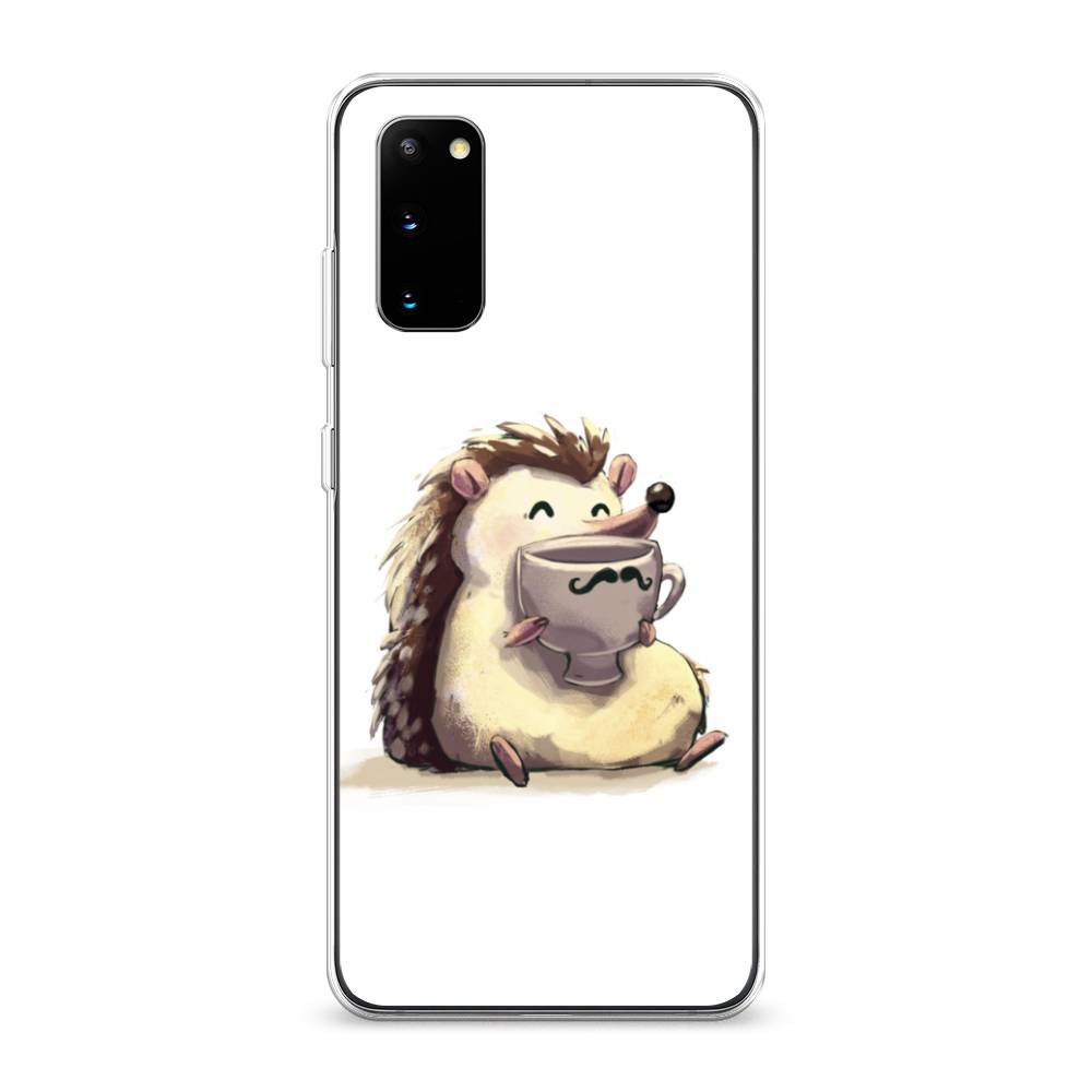 

Чехол Awog на Samsung Galaxy S20 "Еж кофеман", Разноцветный, 29250-10