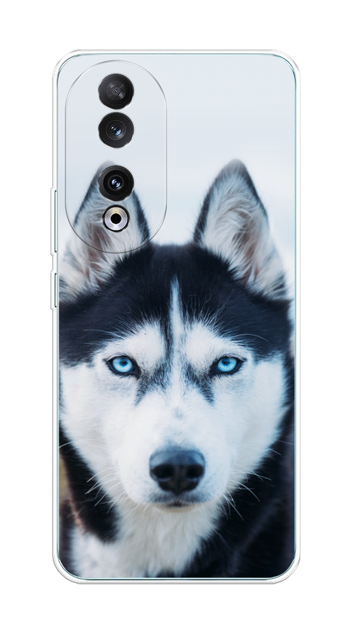 

Чехол на Honor 90 "Хаски 2", Синий;белый, 6121450-1