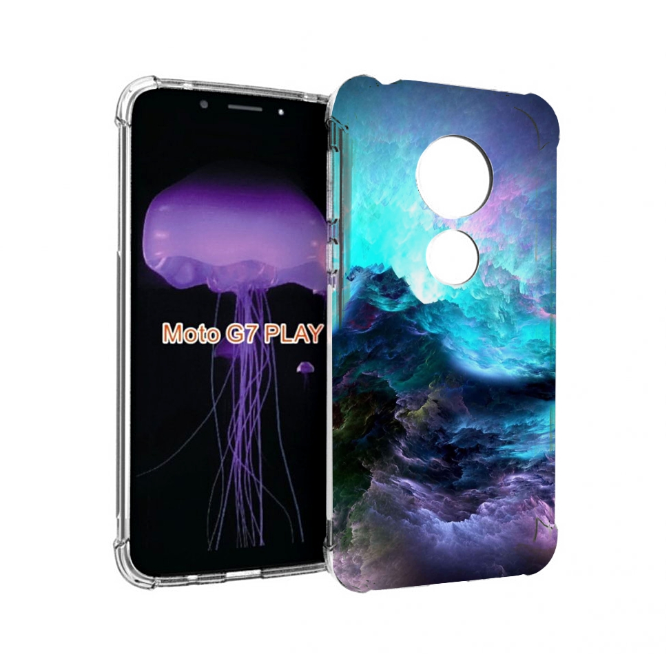 

Чехол MyPads Волна для Motorola Moto G7 Play, Прозрачный, Tocco