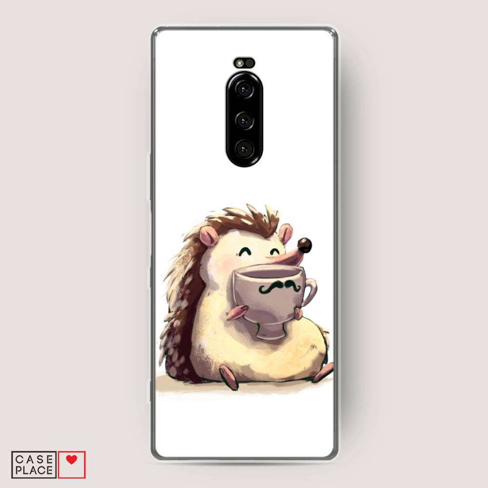 

Чехол Awog на Sony Xperia 1/XZ4 "Еж кофеман", Разноцветный, 54250-10