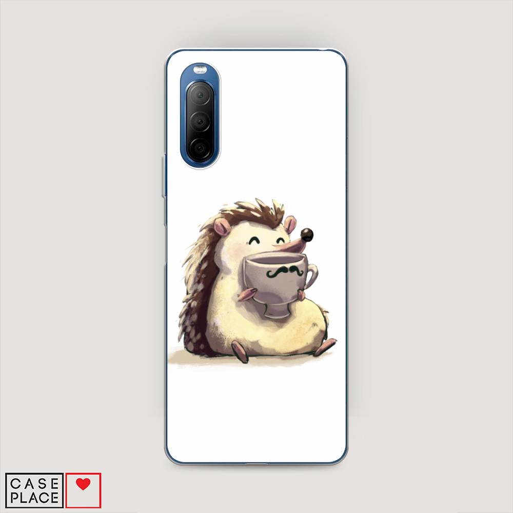 

Чехол Awog на Sony Xperia 10 II "Еж кофеман", Разноцветный, 54650-10
