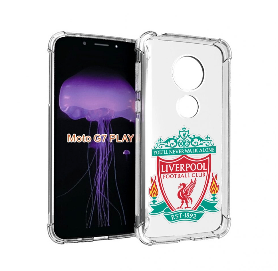 

Чехол MyPads Герб-Ливерпуля для Motorola Moto G7 Play, Прозрачный, Tocco