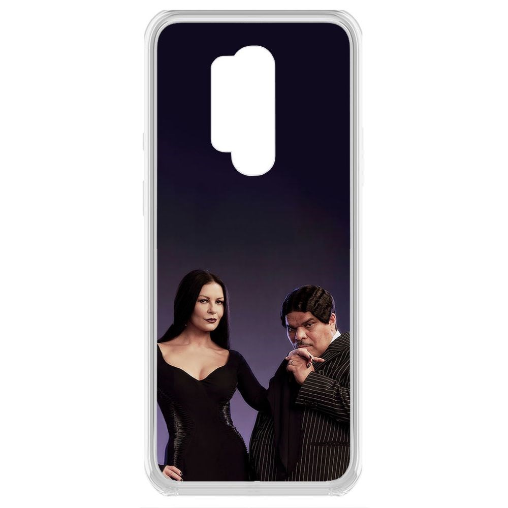 

Чехол-накладка Krutoff Clear Case Уэнсдей Аддамс - Мортиша и Гомес для OnePlus 8 Pro