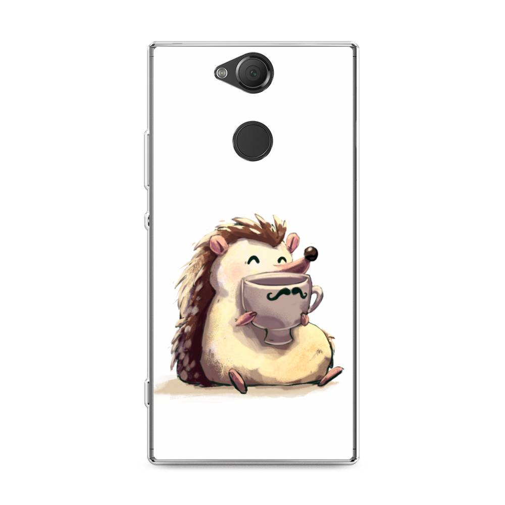 

Чехол Awog на Sony Xperia XA2 Plus "Еж кофеман", Разноцветный, 53550-10