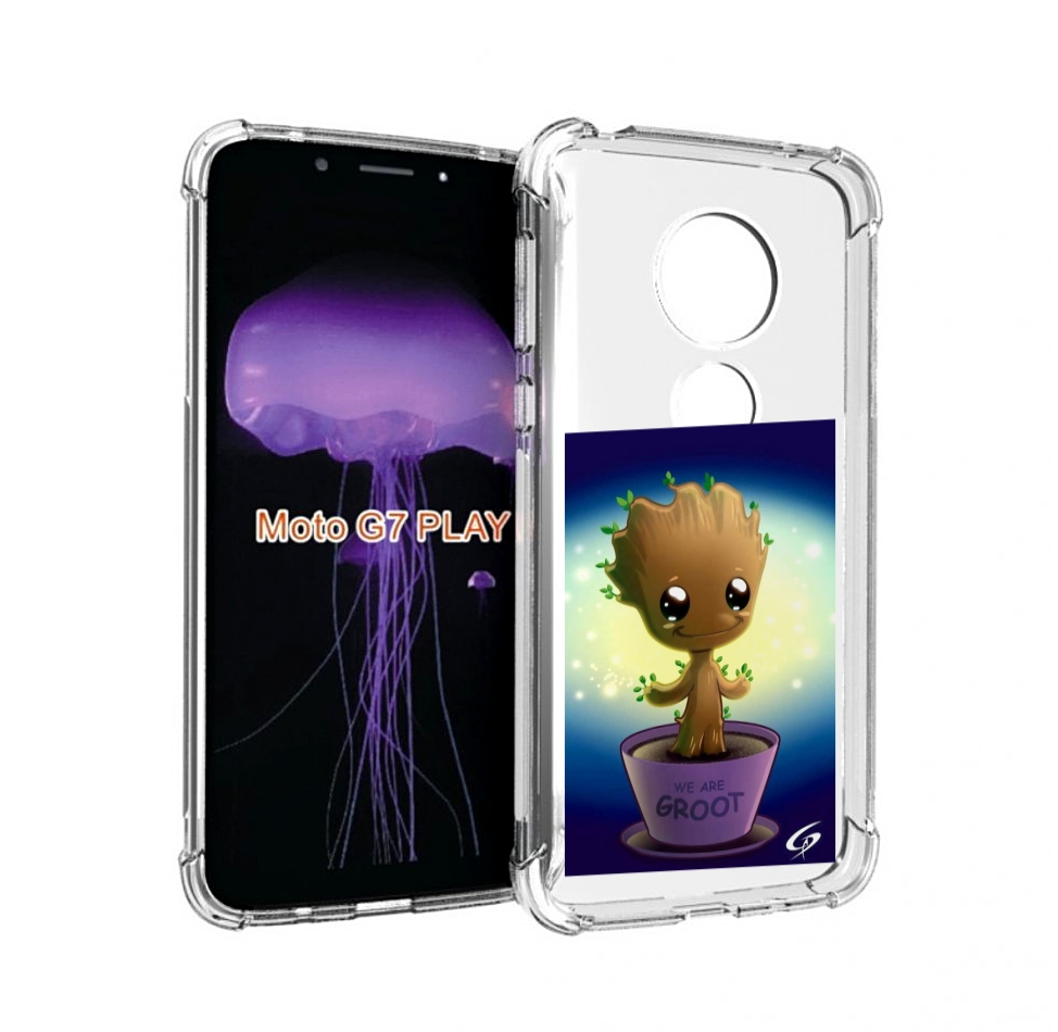 

Чехол MyPads Грут для Motorola Moto G7 Play, Прозрачный, Tocco