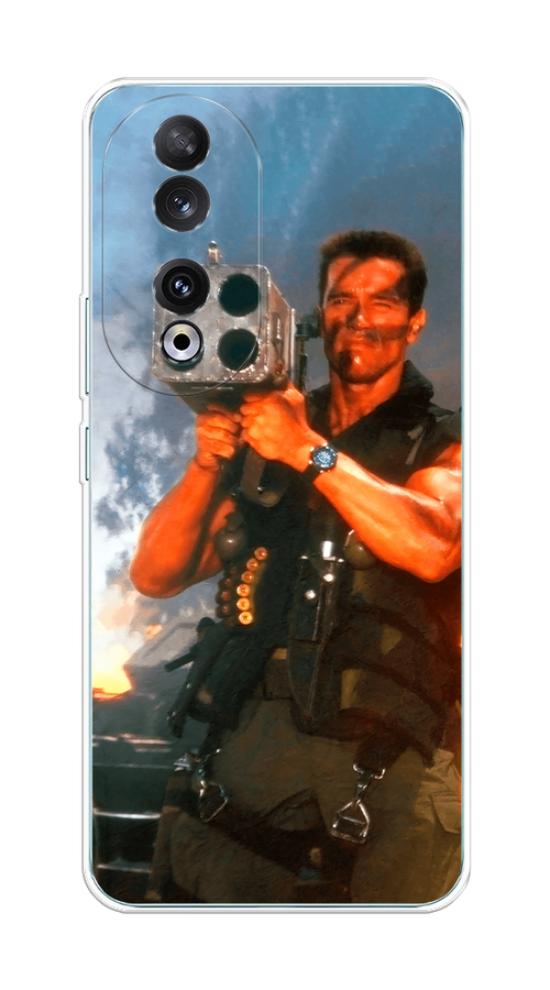 

Чехол на Honor 90 "Арнольд Шварцнеггер с базукой", Голубой;коричневый, 6121450-1