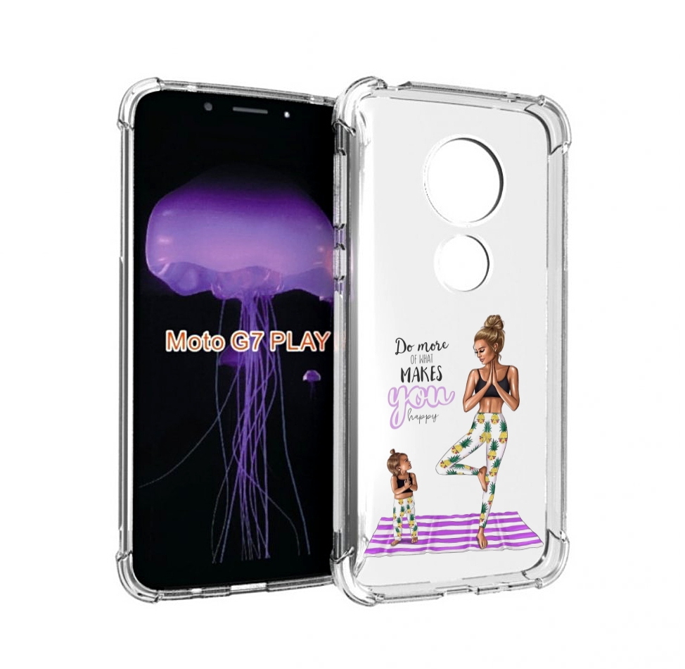 

Чехол MyPads Девочки-в-ананасах для Motorola Moto G7 Play, Прозрачный, Tocco