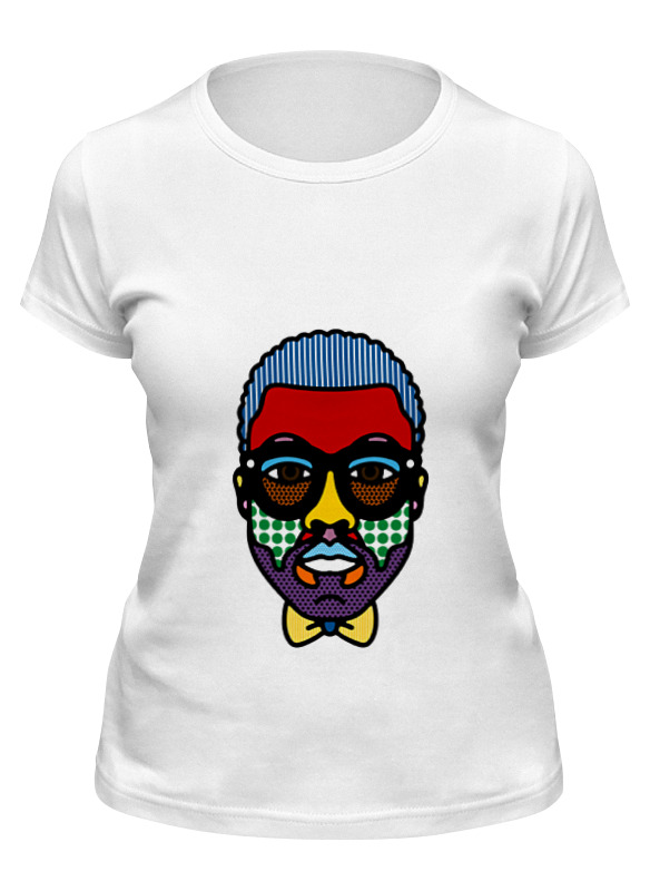 

Футболка женская Printio Kanye west белая XL, Белый, Kanye west