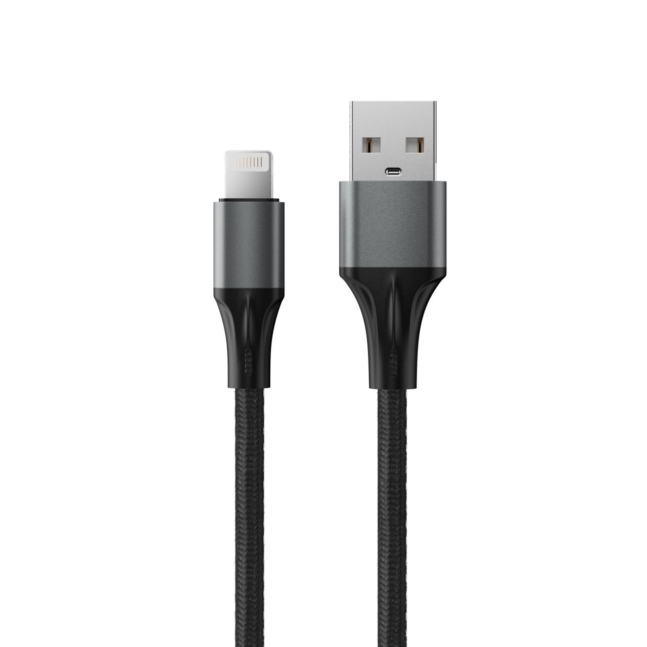 Кабель USB-Lighting Accesstyle AL24-F100M 1 м черный