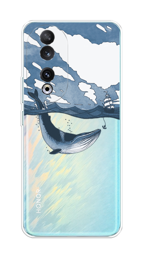 

Чехол на Honor 90 "Большой кит", Синий, 6121450-1