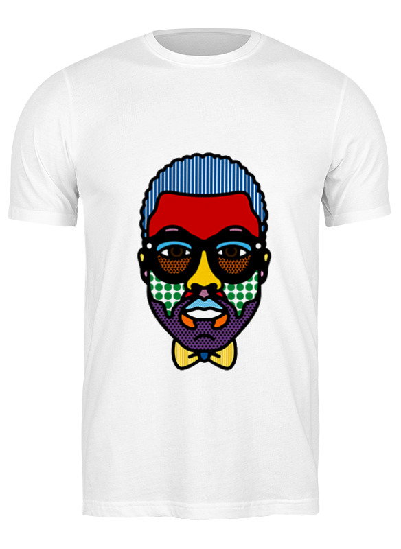

Футболка мужская Printio Kanye west белая XL, Белый, Kanye west