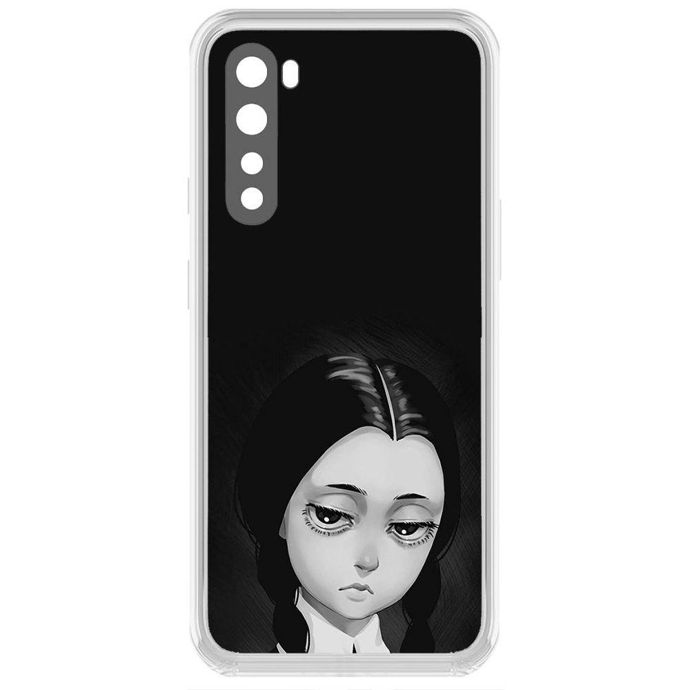 

Чехол-накладка Krutoff Clear Case Уэнсдей Аддамс - Рисованная Уэнсдей для OnePlus Nord