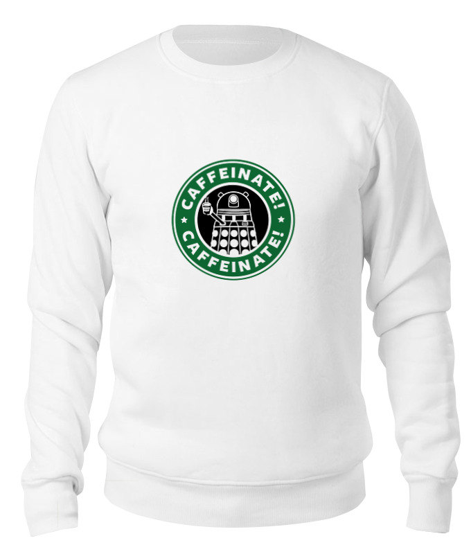 

Свитшот Printio Daleks (starbucks) белый 2XL, Daleks (starbucks)