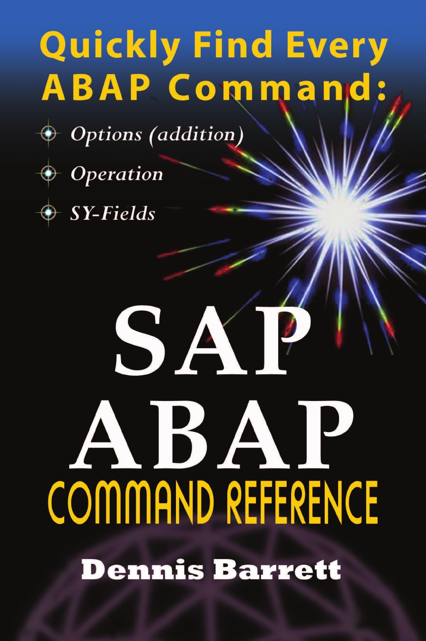 

SAP ABAP Command Reference