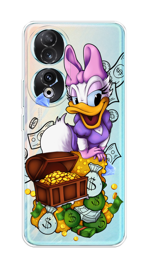 

Чехол на Honor 90 "Rich Daisy Duck", Коричневый;белый;фиолетовый, 6121450-1