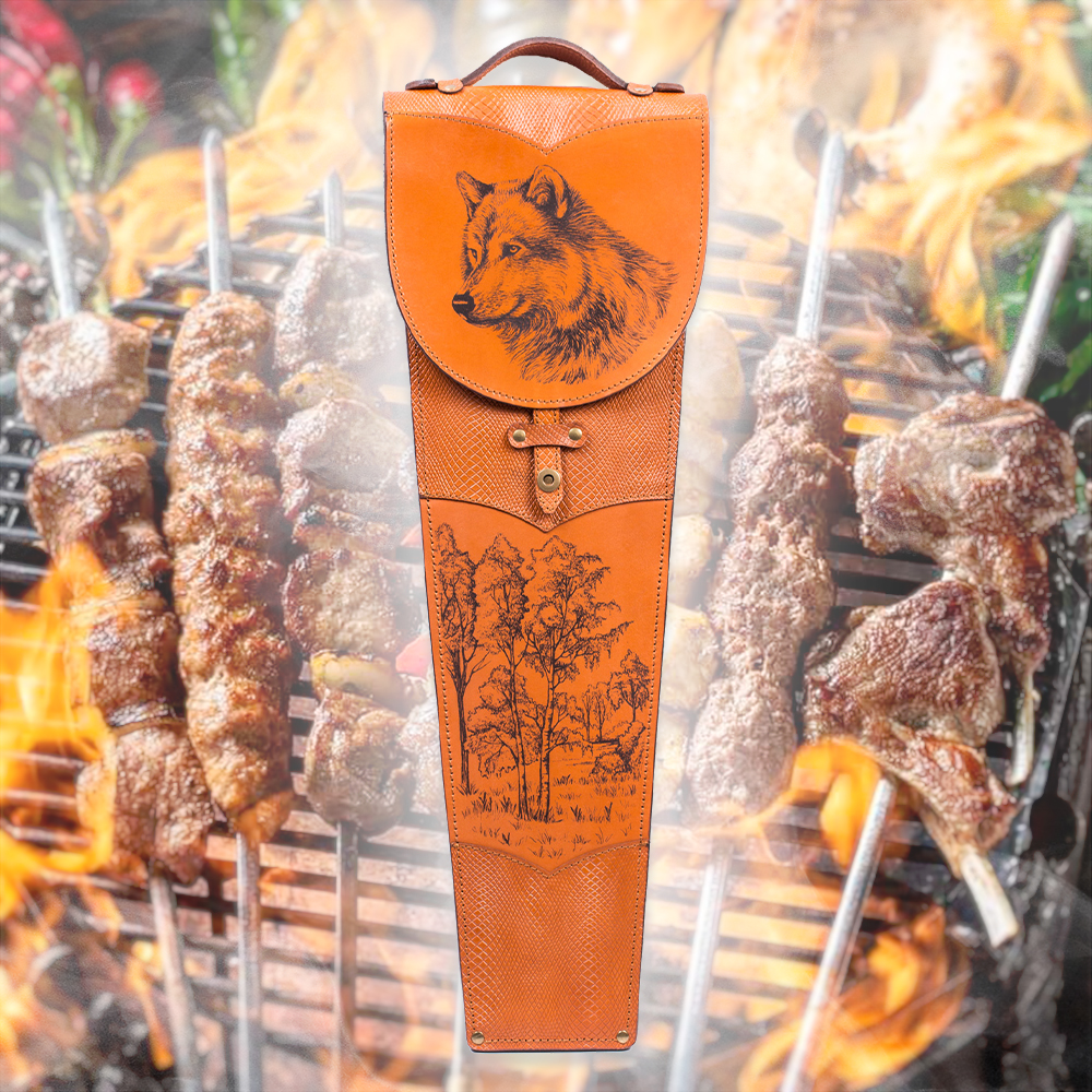 Шампуры подарочные Бирюк (в колчане)