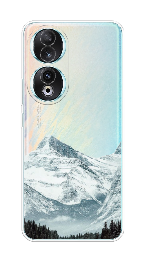 

Чехол на Honor 90 "Горы арт 1", Белый;зеленый, 6121450-1