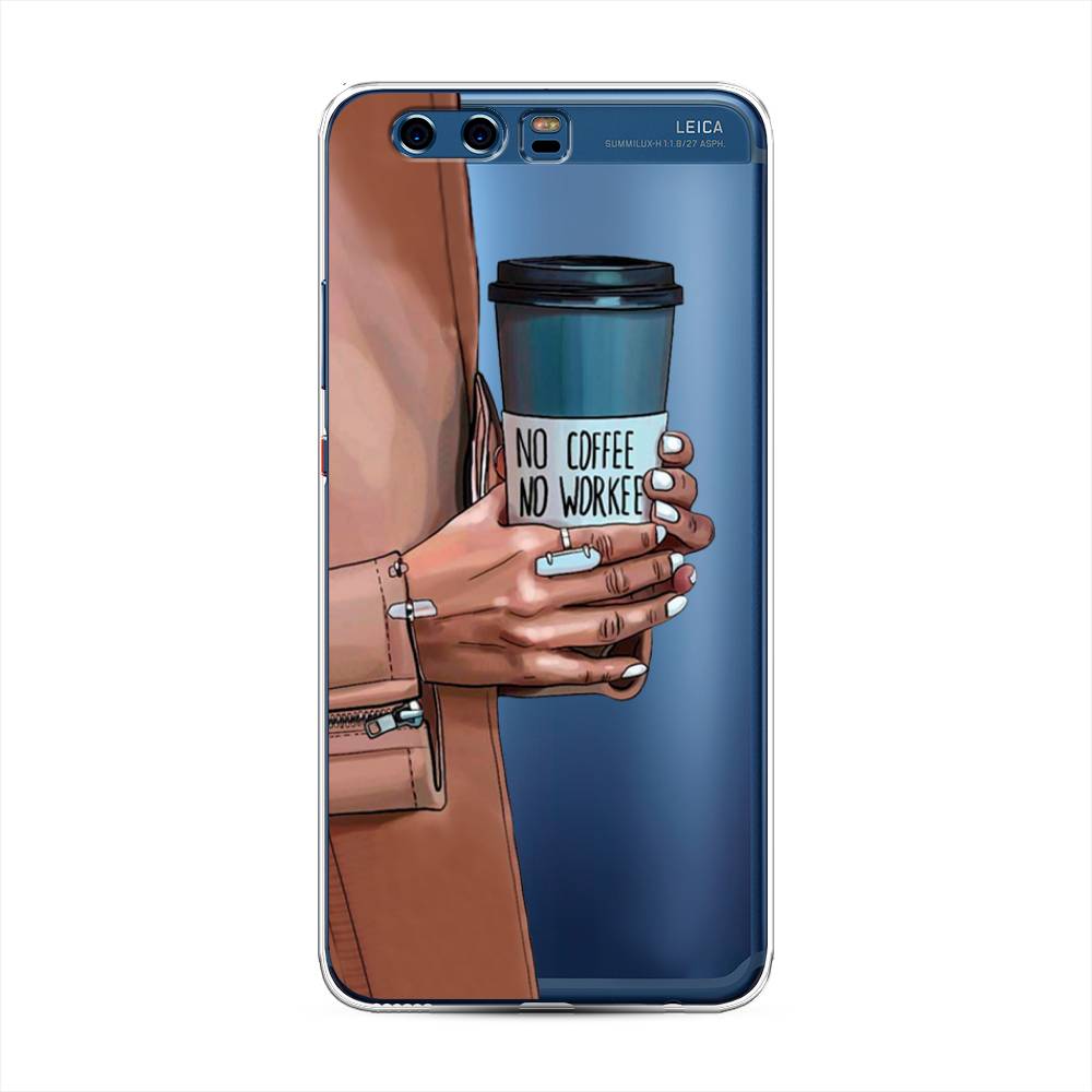 

Чехол Awog на Huawei P10 Plus "No coffee", Разноцветный, 62350-7