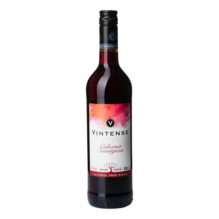 Вино безалкогольное Vintense Cabernet Sauvignon красное сухое 750 мл Бельгия