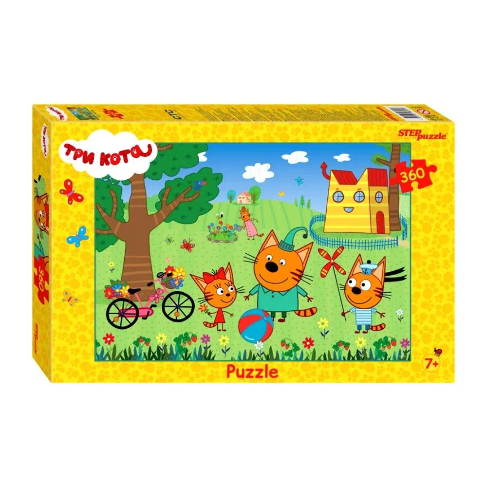 

Пазл Step Puzzle Три кота 360 элементов, 360