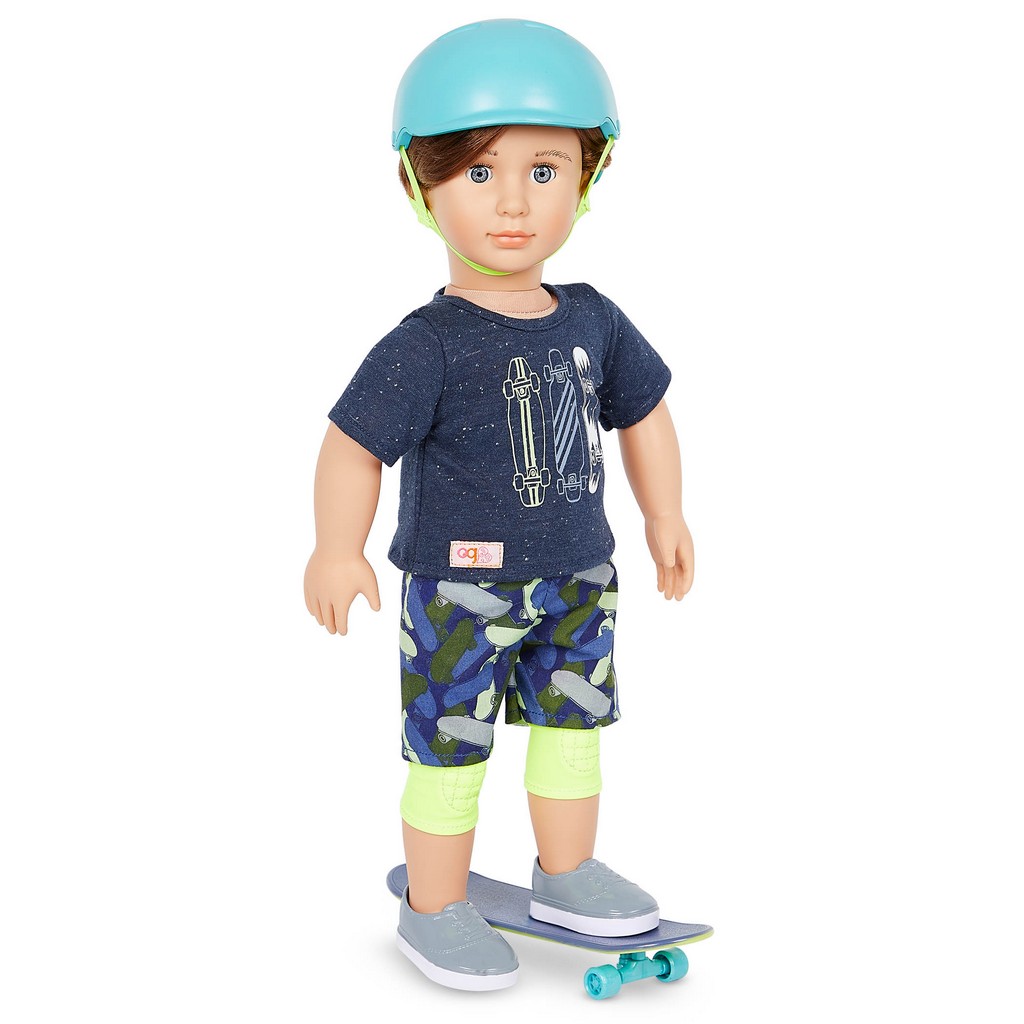 Кукла Our Generation мальчик 46 см. Теодор; скейтер OG31328