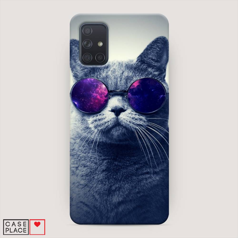 

Пластиковый чехол "Космический кот" на Samsung Galaxy A71, 29020-1