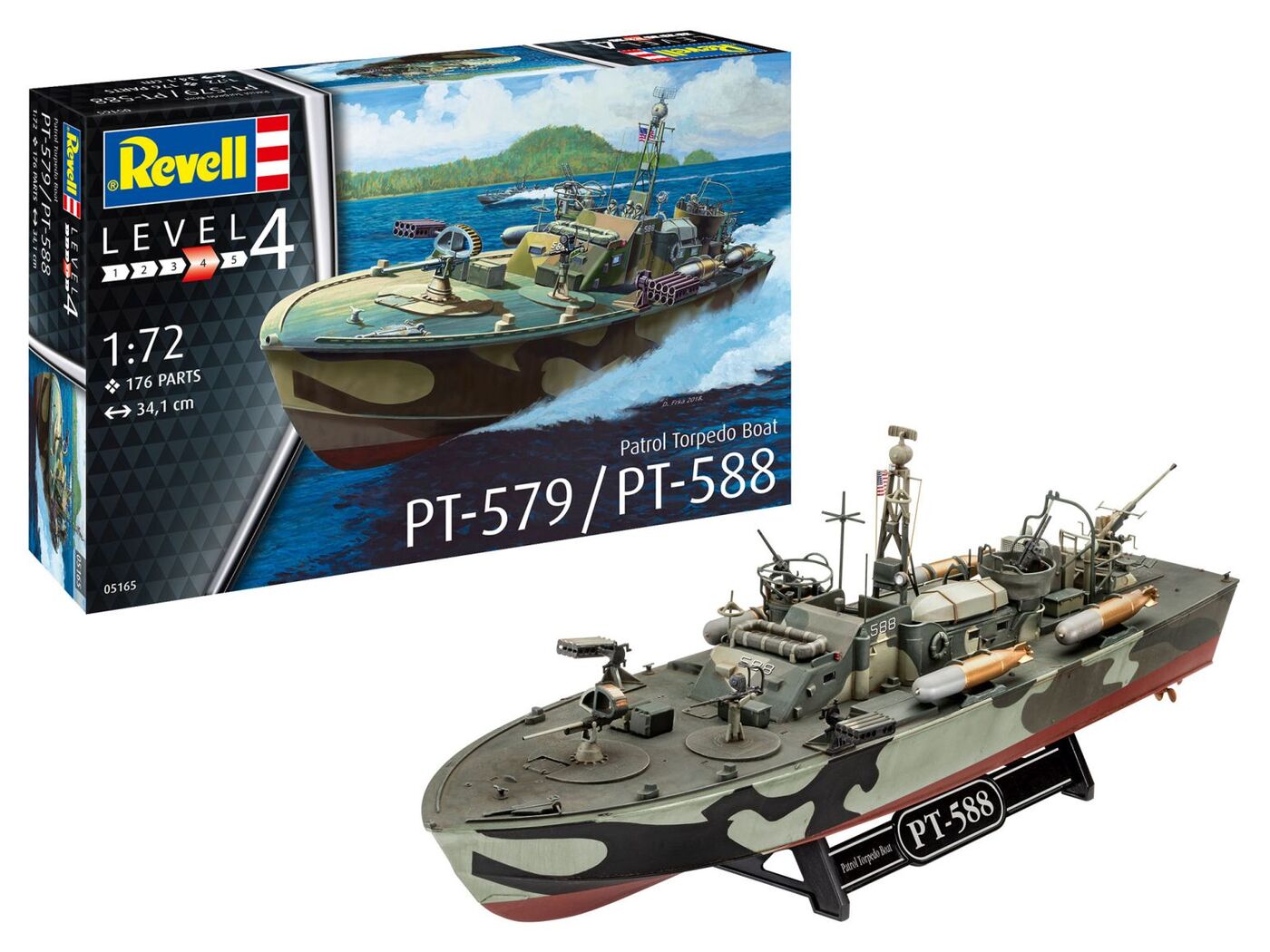 Купить Сборная модель Патрульная Торпедная Лодка PT-588/PT-579, Revell,