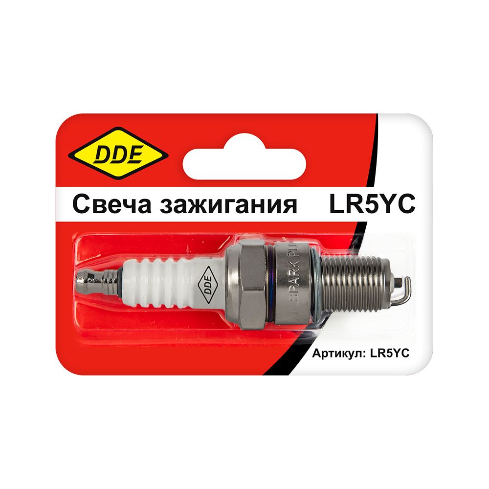 Свеча зажигания DDE LR5YC Champion RN9YC Bosch WR7DC NGK BPR6ES TORCH F7RTC/F6RTC GG950