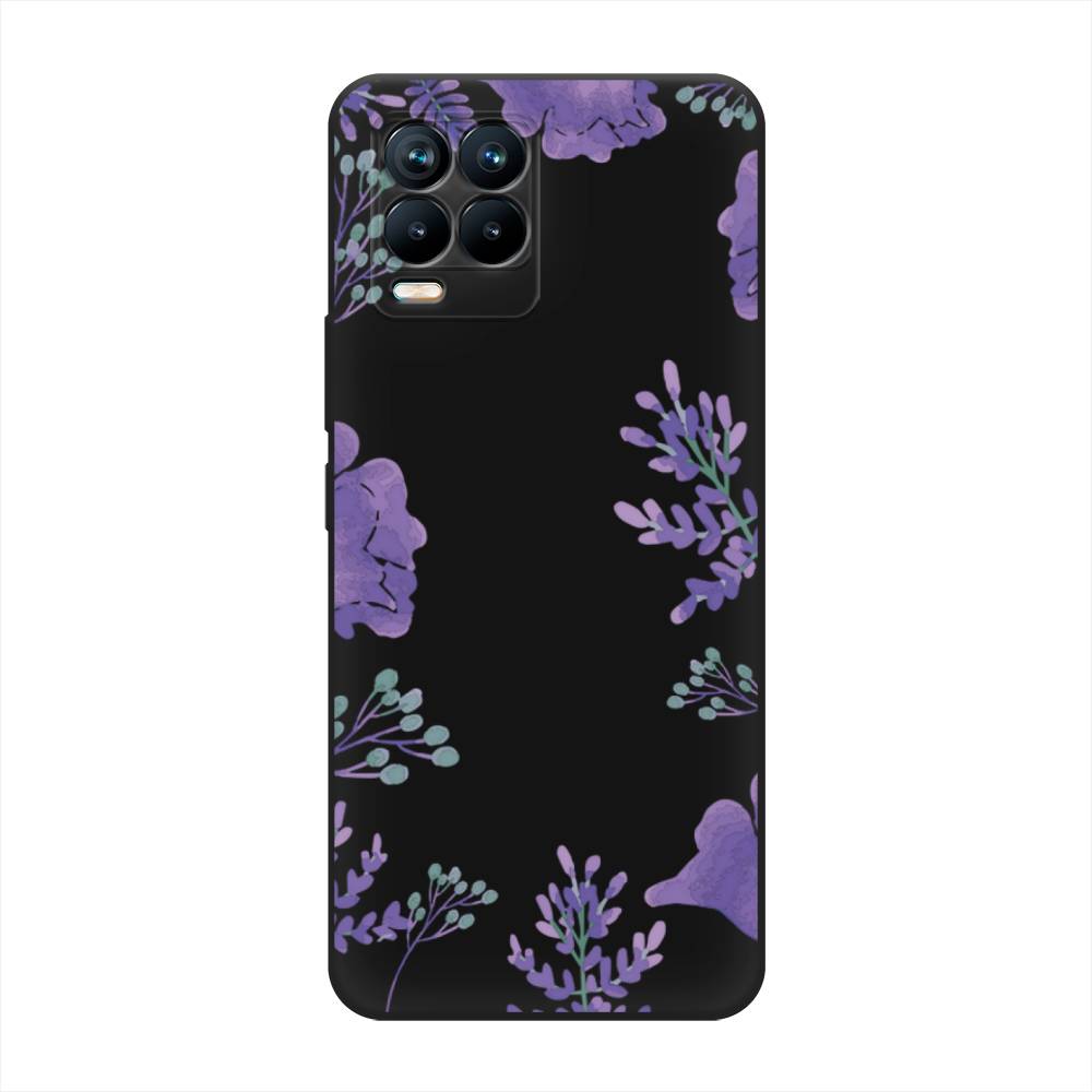 

Чехол Awog на Realme 8/8 Pro "Сиреневая цветочная рамка", Разноцветный, 255552-1